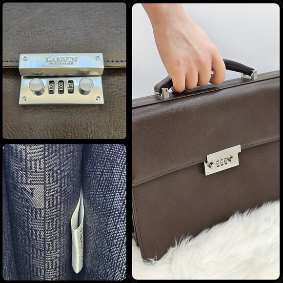 Lanvin Leather Briefcase - Picture 3 of 17